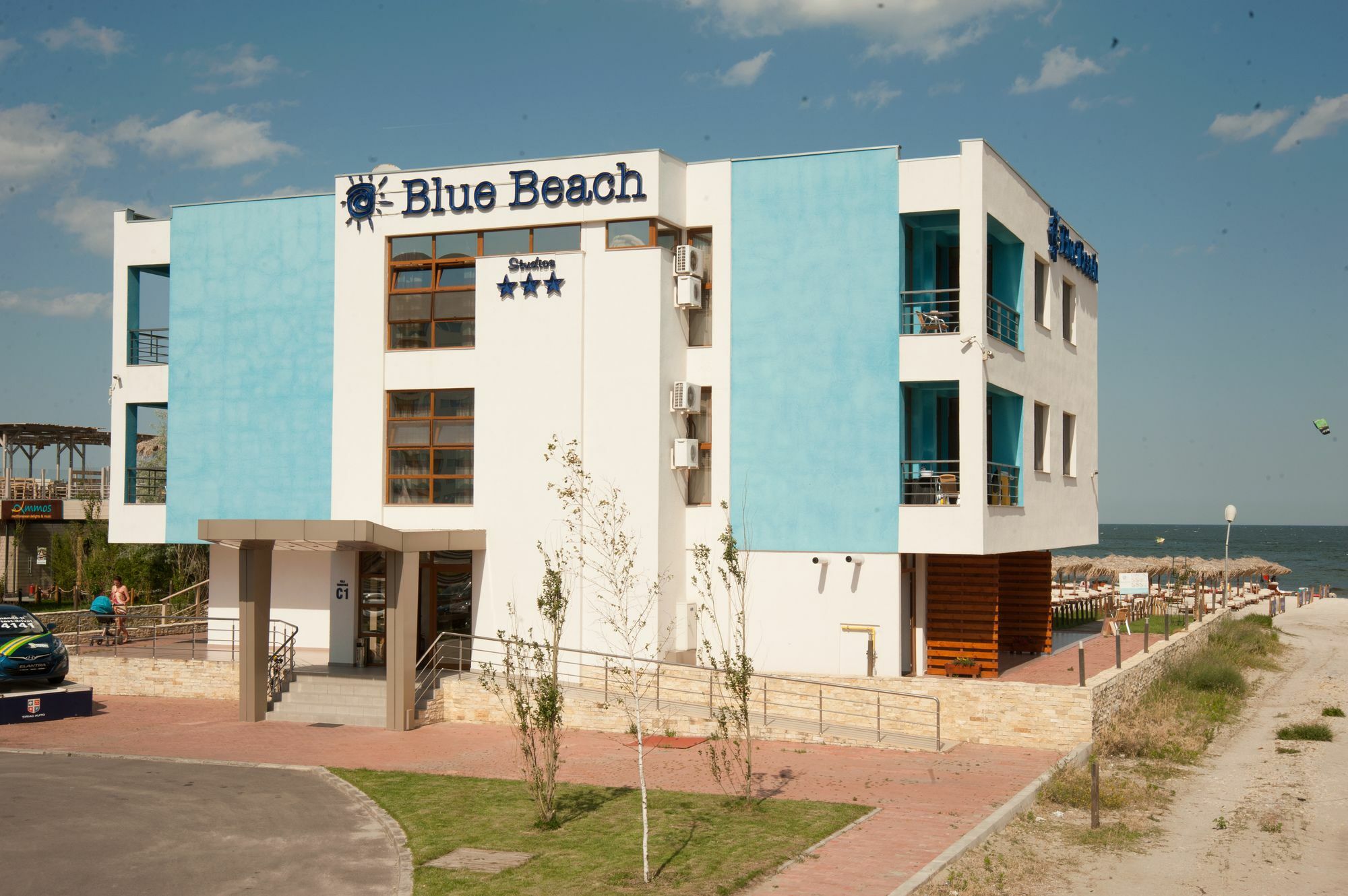 Blue Beach Studios Mamaia Extérieur photo