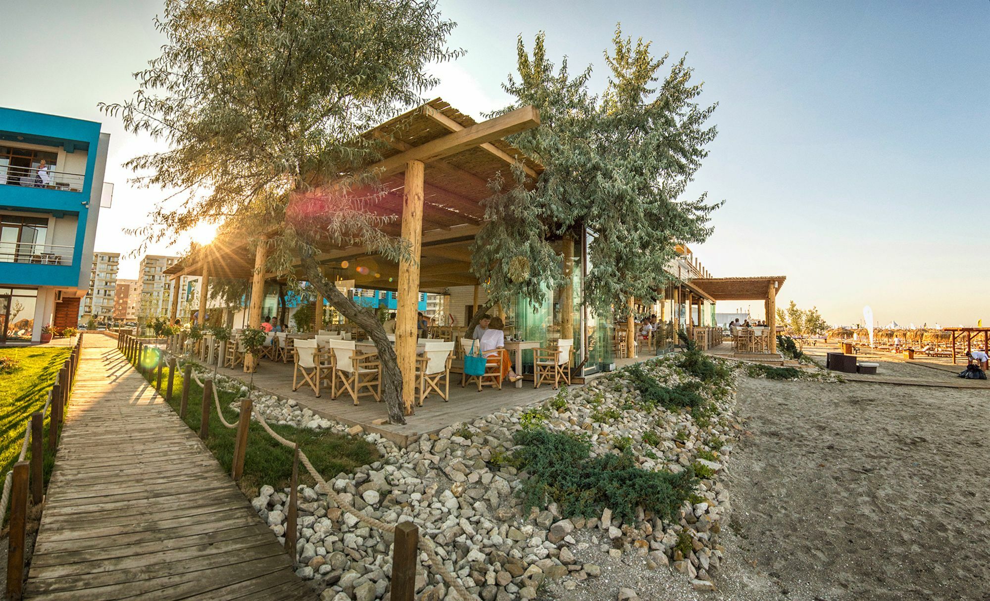Blue Beach Studios Mamaia Extérieur photo